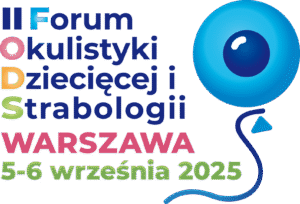 Logo Forum Okulistyki Dziecięcej i Strabologii do pobrania i wykorzystania w prezentacji multimedialnej (pobierz PDF).